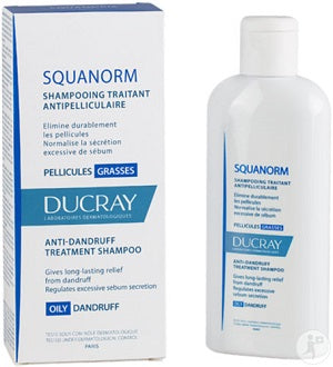 DUCRAY SQUANORM SHAMPOOING TRAITANT ANTI-PELLICULAIRE PELLICULES GRASSES 200ML