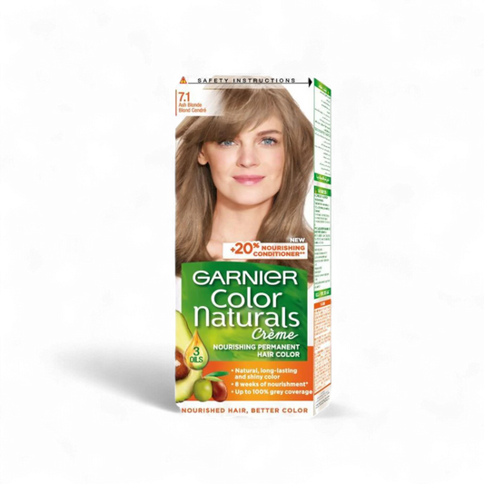 Garnier Color Naturals Crème Hair Color 7.1 Ash Blonde – 100 ml