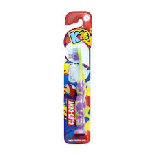 Cleo-Dent Kids Toothbrush Soft 2-7 Years purple color