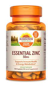 Essential  Zinc 50 mg Caplets 100