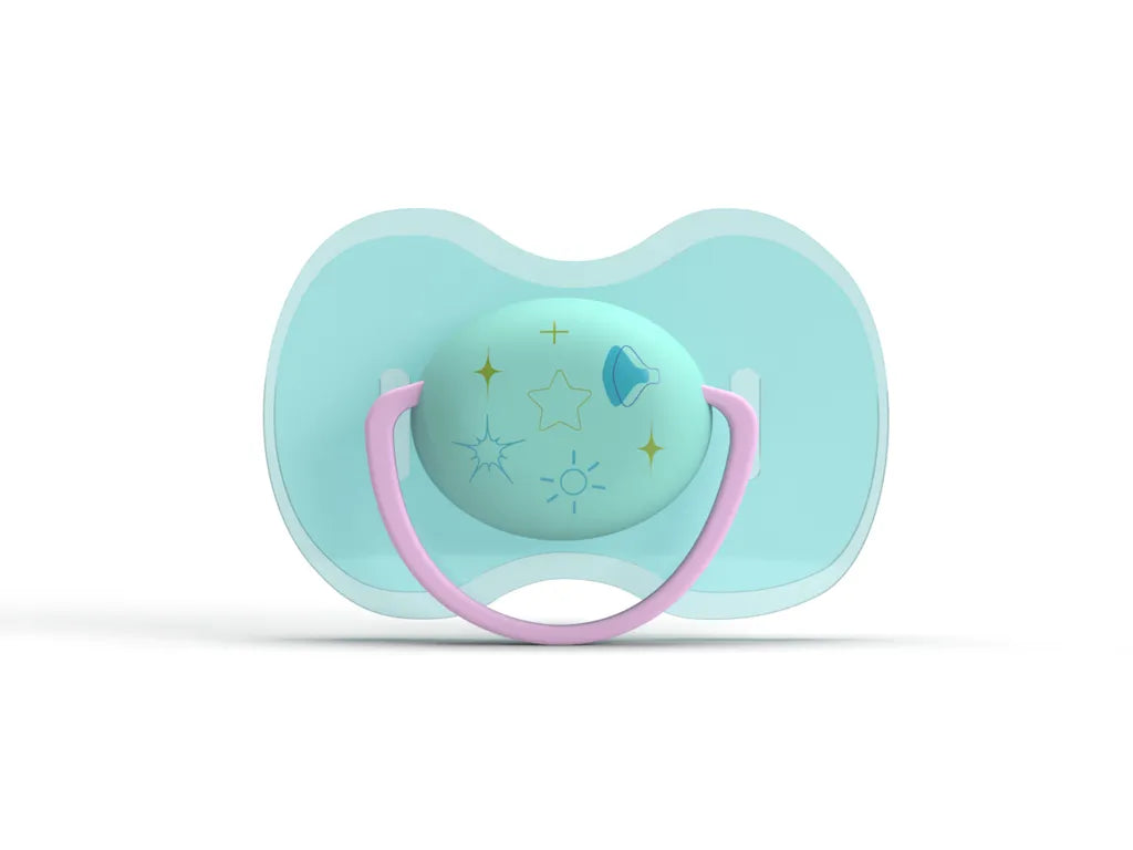 BEBEDOU Physiological Pacifier with Protective Cap (0-6m) BBD3104