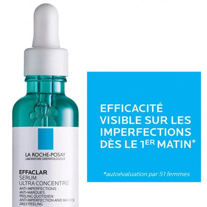 LA ROCHE POSAY Effaclar Acne Serum with Salicylic Acid and Niacinamide for Oily and Acne Prone Skin