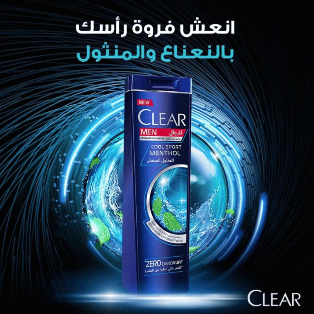 CLEAR Shampoo Cool Sport Menthol 360ML