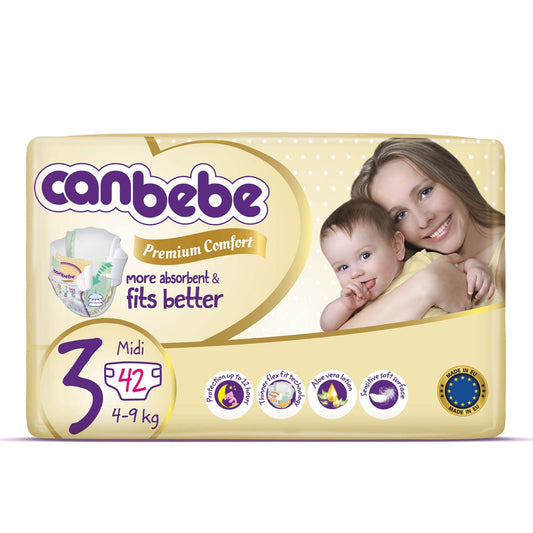 Canbebe 3 MIDI 4-9 KG 42 diapers