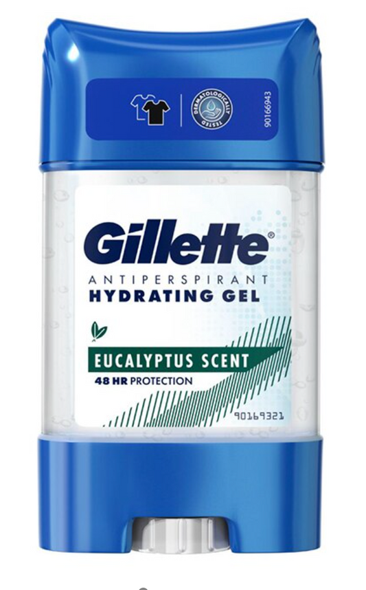 gillette antiperspirant gel hydrating gel 48hr