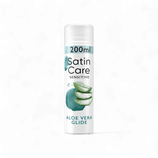 Gillette Satin Care Sensitive Skin Shaving Gel with Aloe Vera – 75 ml