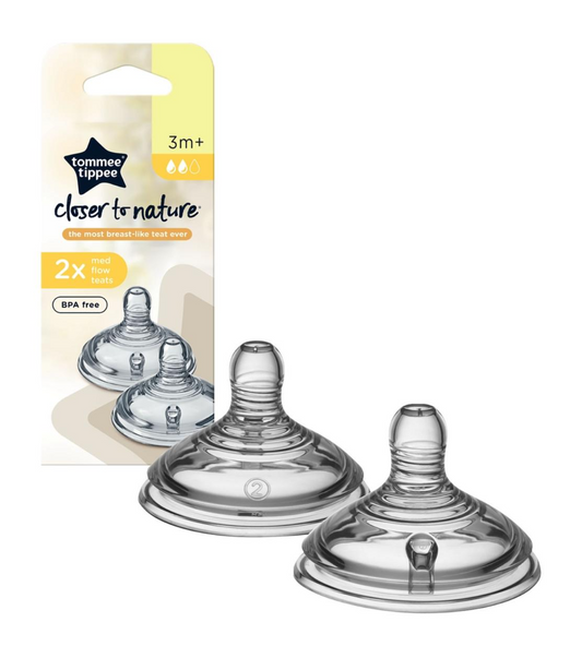 Tommee Tippee - Closer To Nature Vari Flow Teats (0m+) Teats x2