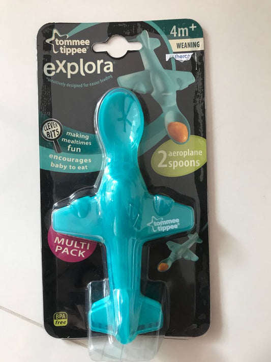 tommee tippe explora 2 aeroplane spoons