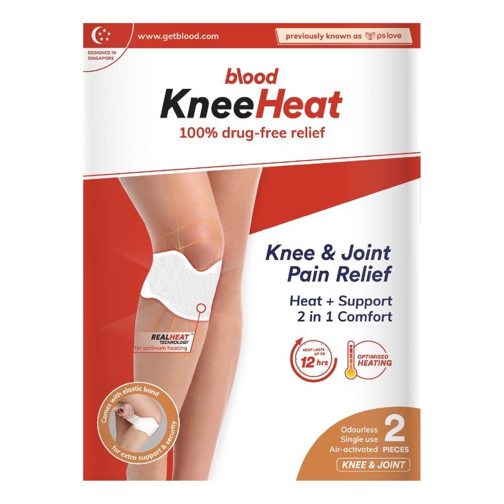 BLOOD KneeHeat Knee and Joint Pain Relief 1 Piece